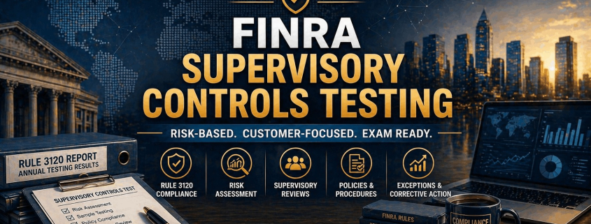FINRA Supervisory Controls Testing