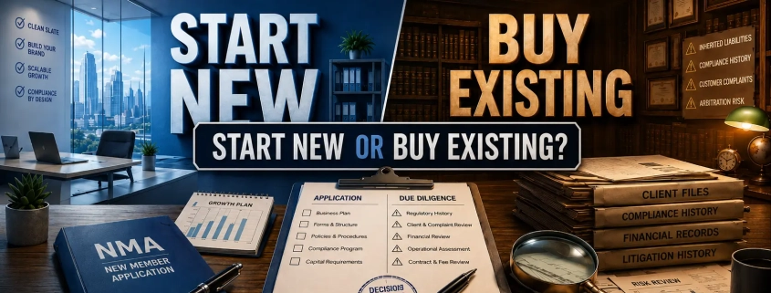 FINRA broker-dealer graphic buy or apply