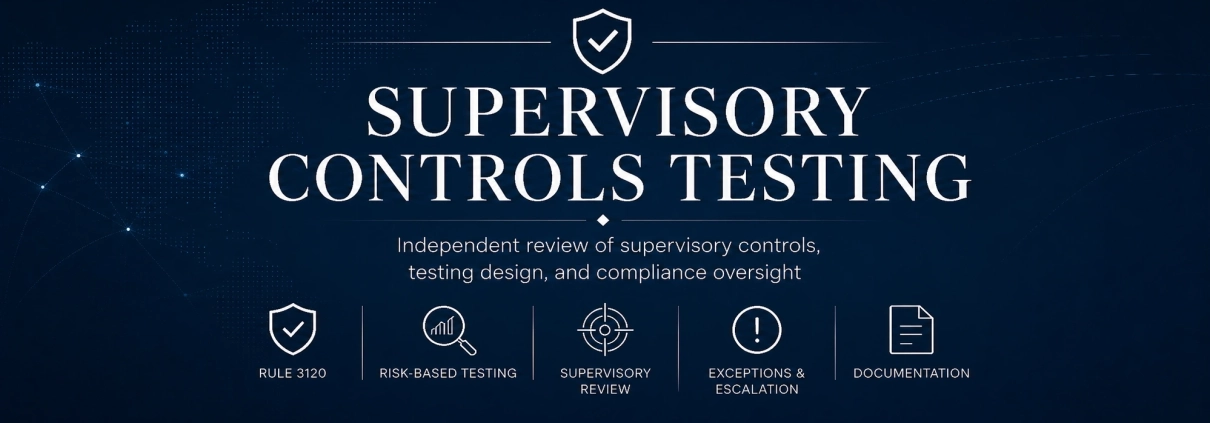 FINRA Supervisory Controls Testing Graphic